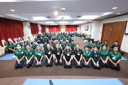 เมื่อวันที่ 26 มีนาคม 2569 โรงพยาบาลทหารผ่านศึก จัดอบรมโครงการอบรมเชิงปฏิบัติการการช่วยฟื้นคืนชีพขั้นพื้นฐาน และการใช้เครื่องกระตุกหัวใจไฟฟ้าชนิดอัตโนมัติ (BLS : Basic Life Support with AED) ประจำปี 2569 สำหรับแพทย์ พยาบาล บุคลากรทางการแพทย์ และพนักงานสาย