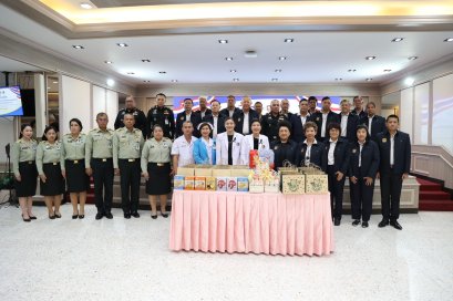 พลเอก วินัย ภัททิยกุล นายกสมาคมนายทหารนอกประจำการ และคณะ เข้าพบ พลเอก กานต์นาท นิกรยานนท์ ผู้อำนวยการองค์การสงเคราะห์ทหารผ่านศึก