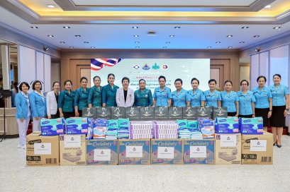 นายกสมาคมคู่สมรสทหารอากาศ และคณะ ในโอกาสเข้าเยี่ยมบำรุงขวัญทหารผ่านศึก