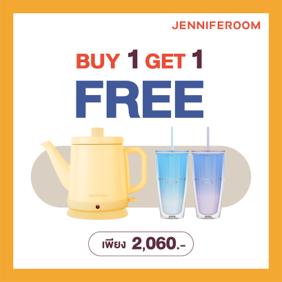 กาต้มน้ำไฟฟ้า Mini Macaron Kettle 0.8 ลิตร รุ่น JRTH-K182YB