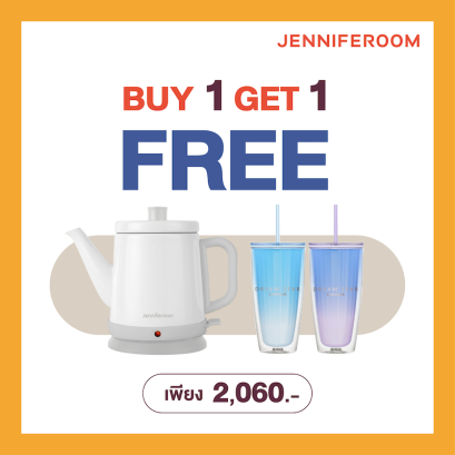 กาต้มน้ำไฟฟ้า Mini Macaron Kettle 0.8 ลิตร รุ่น JRTH-K182WH