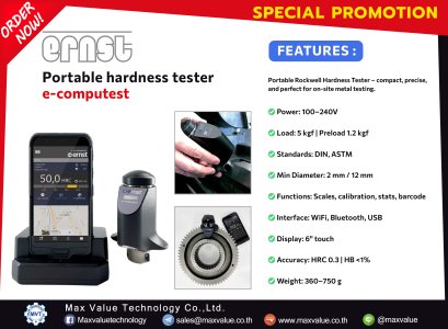 Portable hardness tester e-computest