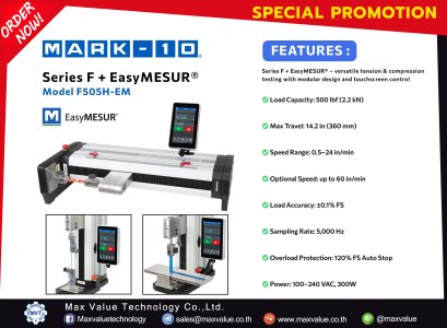 Mark-10 : Series F + EasyMESUR® Model F505H - EM