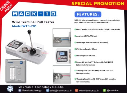 Wire Crimp Pull Testers Model WT3-201