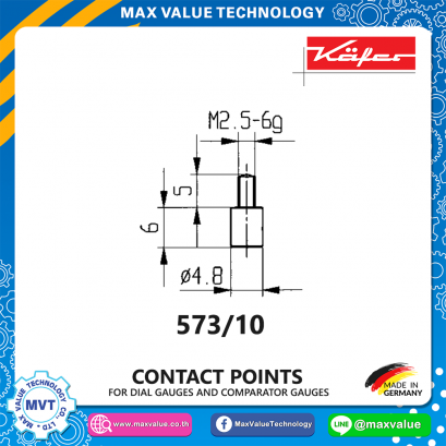 Flat contact point - 573/10
