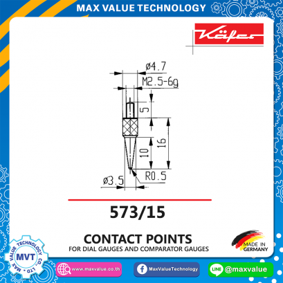 Pointed contact point- 573/15