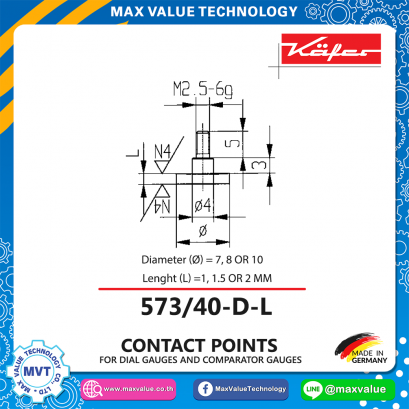 Disk Contact Point - 573/40-D-L