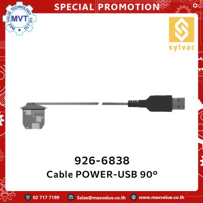 SYLVAC Cable 90&deg; POWER-USB (926.6838)