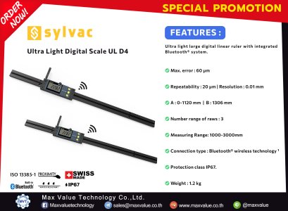 Ultra light digital scale UL D4