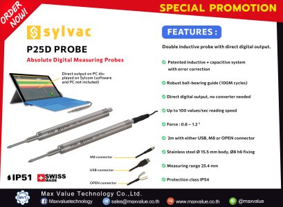 Digital Measuring Probes P25D
