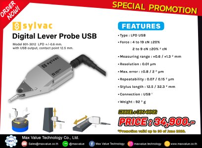 SYLVAC - Digital Lever Probe LPD USB