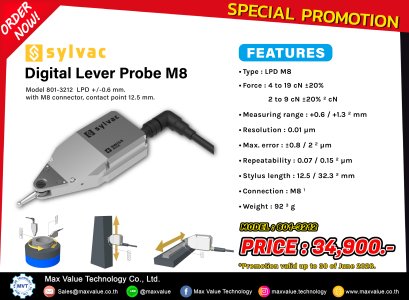 SYLVAC - Digital Lever Probe LPD M8