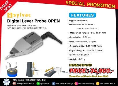 SYLVAC - Digital Lever Probe LPD OPEN