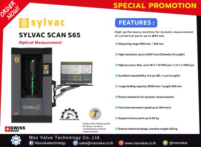 Optical measurement SYLVAC SCAN S65