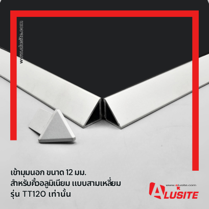 เข้ามุม-คิ้วอลูมิเนียมแบบสามเหลี่ยม (TT-Series)