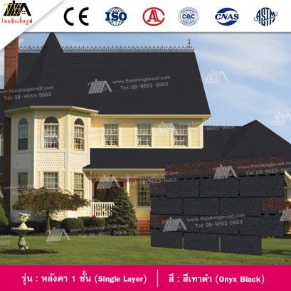 สีเทาดำ (Onyx Black) รุ่น Single Layer