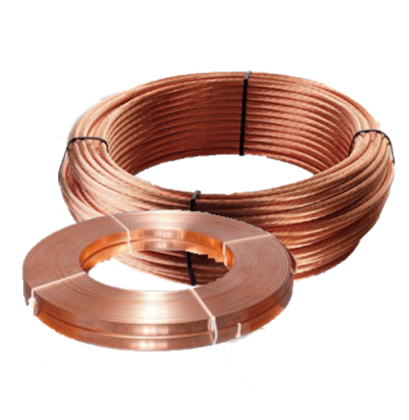 สายทองแดงเปลือย (ทองแดง,  บัสบาร์ทองแดง)