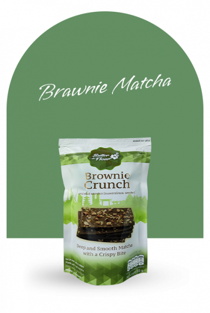 Brownie Crunch Japanese Matcha with Almonds