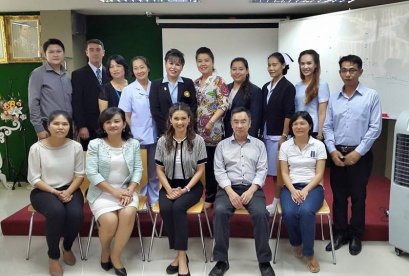 คณะผู้บริหารสลิมมิ่งพลัสเข้าเยี่ยมชมเดอะแคร์แอนด์เฮลท์กรุ๊ป