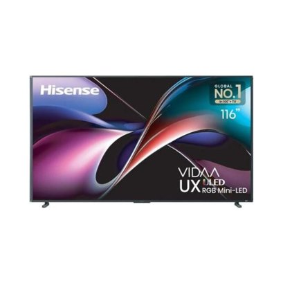 Hisense 116UX 116 นิ้ว RGB Mini LED 4K Smart TV 165Hz VIDAA U9 ปี 2026