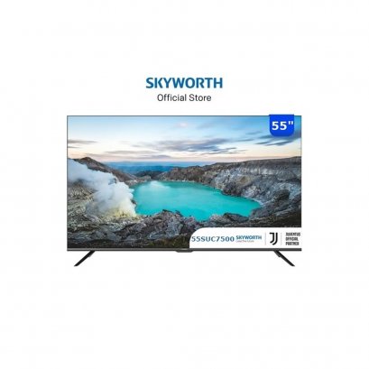 SKYWORTH 55" รุ่น 55SUC7500 4K TV HDR ,Netflix,Voice Control,เชื่อมต่อไร้สาย,Youtube