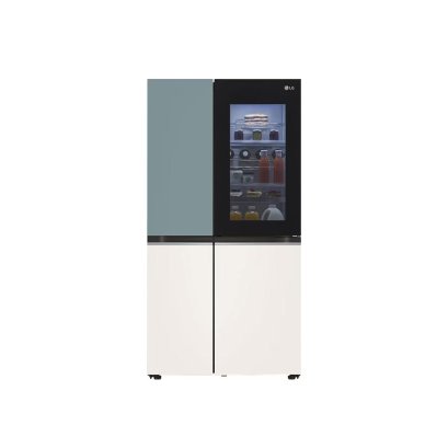 LG ตู้เย็น Instaview Side by Side รุ่น GC-Q257CMFW ขนาด 23.1 คิว