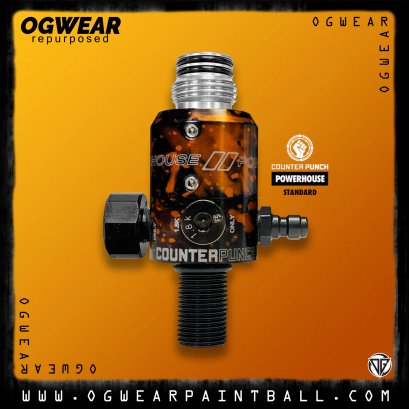 POWERHOUSE COUNTERPUNCH REGULATOR - ACID WASH BLACK / ORANGE ACID
