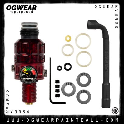 TURBINE PRO REGULATOR &ndash; ADJUSTABLE &amp; ROTATIONAL &ndash; MARBLE RED