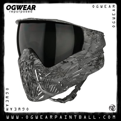 BUNKERKINGS CMD PAINTBALL MASK - BLACK HIGHLANDER