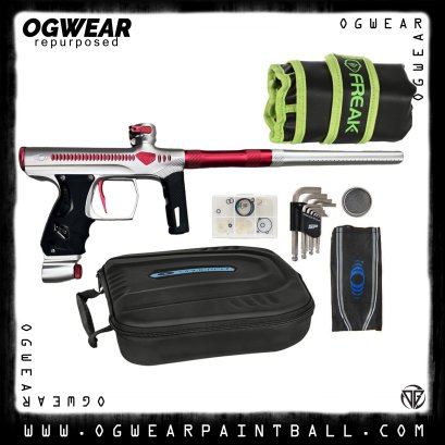 DLX X METHOD SHOCKER ERA PAINTBALL GUN WHITE/RED