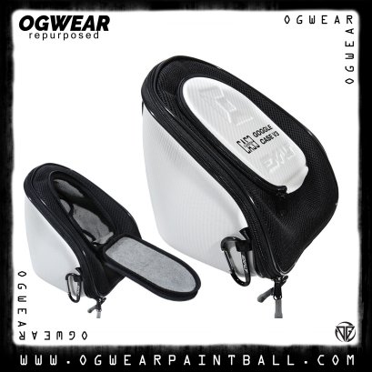 EXALT V3 UNIVERSAL CARBON GOGGLE CASE - WHITE/GREY