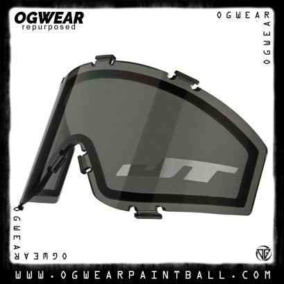 JT FLEX 8/PREMISE/PROFLEX/SPECTRA THERMAL MASK LENS - SMOKE W/ SILVER MIRROR LOGO
