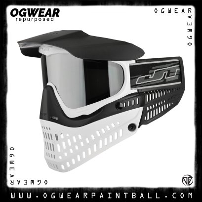 JT PROFLEX PAINTBALL MASK - DARK TROOPER W/ PRIZM CHROME LENS
