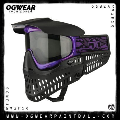 JT PROFLEX PAINTBALL MASK - PLUM W/ SMOKE LENS