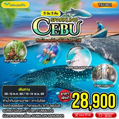 ทัวร์เซบู ฟิลิปปินส์ ราชินีแห่งเกาะใต้ 5 วัน 3 คืน -5J