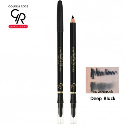 Golden Rose/โกลเด้น โรส สโมกกี้ เอฟเฟค อายเพนซิล อายไลเนอร์ ดินสอเขียนขอบตา สีดำ