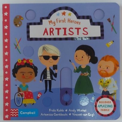 My First Heroes Activities Board Book หนังสือภาษาอังกฤษสำหรับเด็ก ของสำนักพิมพ์ Campbell ชุด My First Heroes