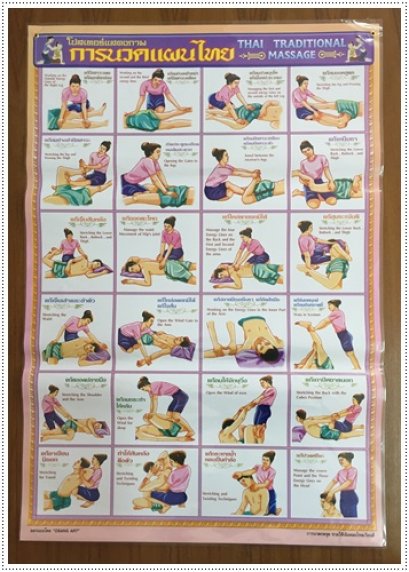 โปสเตอร์ นวดแผนไทย 1