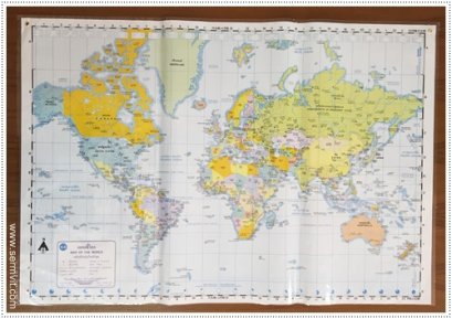 โปสเตอร์ แผนที่โลก