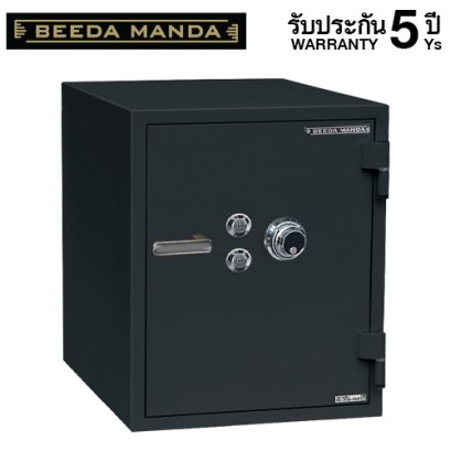 ตู้เซฟกันไฟ 3 ชั่วโมง BEEDA MANDA แบบหมุน รุ่น FS-155N-C สีดำ