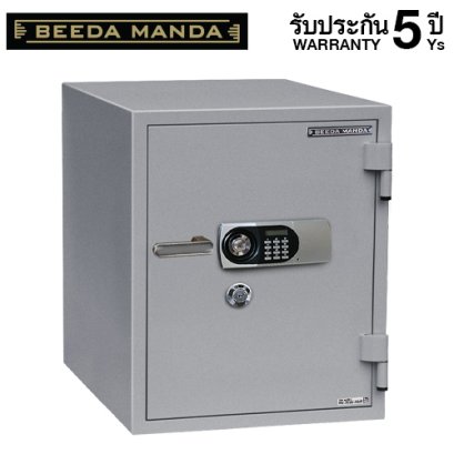 ตู้เซฟกันไฟ 3 ชั่วโมง BEEDA MANDA รหัสดิจิตอล รุ่น FS-155N-D สีเงิน