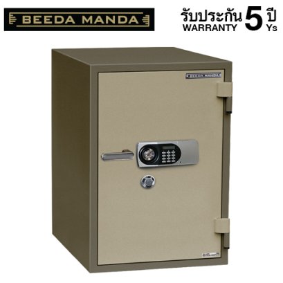 ตู้เซฟกันไฟ 3 ชั่วโมง BEEDA MANDA รหัสดิจิตอล รุ่น FS-190N-D สีทอง