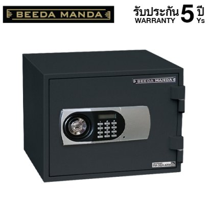 ตู้เซฟกันไฟ 2 ชั่วโมง BEEDA MANDA รหัสดิจิตอล รุ่น FS-25N-D สีดำ