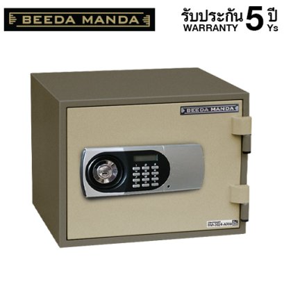 ตู้เซฟกันไฟ 2 ชั่วโมง BEEDA MANDA รหัสดิจิตอล รุ่น FS-25N-D สีทอง