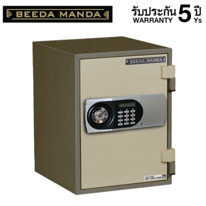 ตู้เซฟกันไฟ 2 ชั่วโมง BEEDA MANDA รหัสดิจิตอล รุ่น FS-25TN-D สีทอง