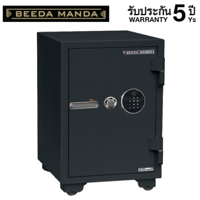 ตู้เซฟกันไฟ 3 ชั่วโมง BEEDA MANDA รหัสสแกนลายนิ้วมือ รุ่น FS-105-F สีดำ