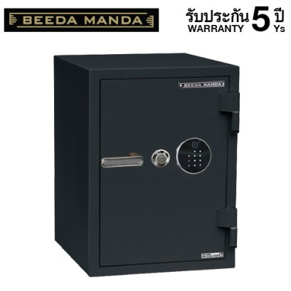 ตู้เซฟกันไฟ 3 ชั่วโมง BEEDA MANDA รหัสสแกนลายนิ้วมือ รุ่น FS-105N-F สีดำ