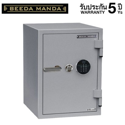 ตู้เซฟกันไฟ 3 ชั่วโมง BEEDA MANDA รหัสสแกนลายนิ้วมือ รุ่น FS-105N-F สีเงิน