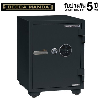 ตู้เซฟกันไฟ 3 ชั่วโมง BEEDA MANDA รหัสสแกนลายนิ้วมือ รุ่น FS-110-F สีดำ