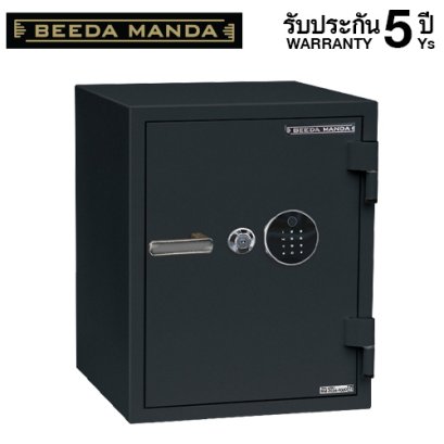 ตู้เซฟกันไฟ 3 ชั่วโมง BEEDA MANDA รหัสสแกนลายนิ้วมือ รุ่น FS-110N-F สีดำ
